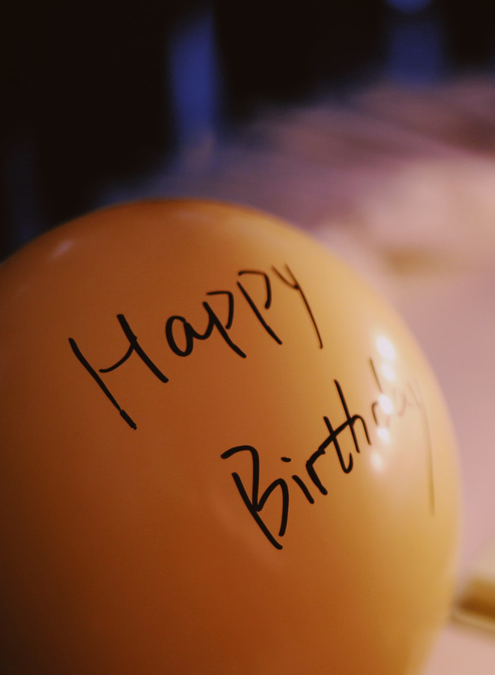 balloon with text happy birthday